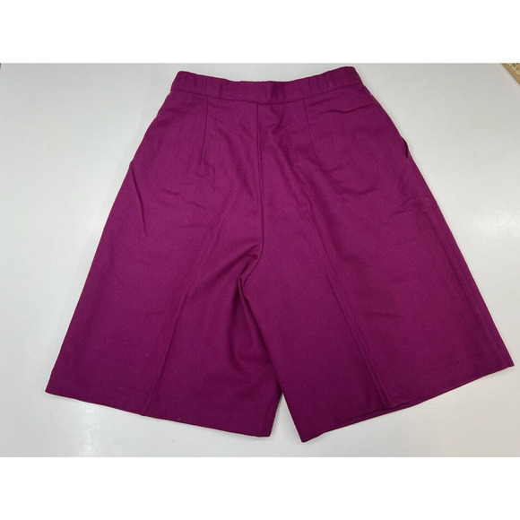 That's me! Womens Shorts Size 3/4 Pink High Waisted Pleated Wool Blend Vintage - Picture 8 of 14